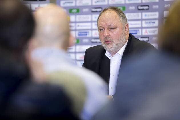 Andreas Michel man during the press conference press conference of the German team after being eliminated from the European Championship main round handball EHF euro 2018 25 01 18 Sveti Martin Sveti Martin Croatia Varazdin arena Copyright: xAgentur54Gradx xFelixxKoenigx