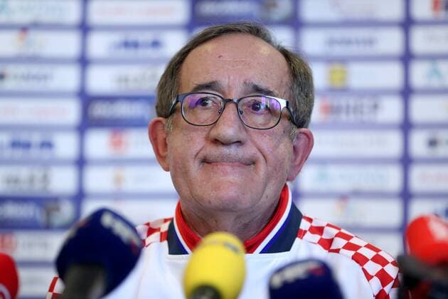 press conference PK Pressekonferenz of the Croatian handball team 25.01.2018., Croatia, hotel Westin, Zagreb - Press Conference of the Croatian handball team. The press conference was attended by head coach Lino Cervar and players Igor Vori and Luka Cindric.  IgorxKralj PIXSELL