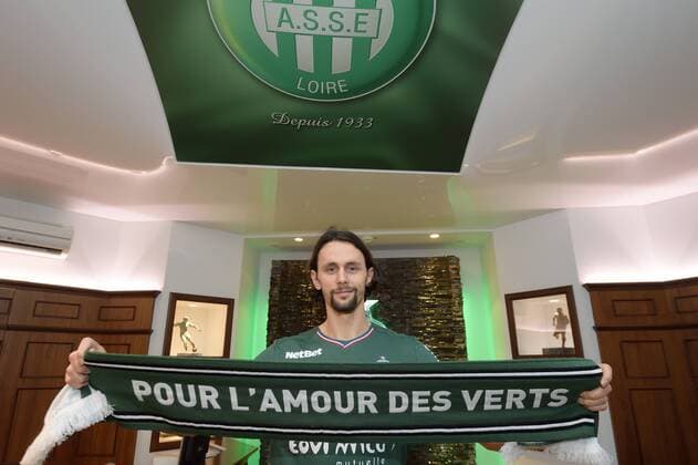 Fußball, Neven Subotic - Neuzugang von AS St. Etienne Neven Subotic FOOTBALL : Neven Subotic - nouvelle recrue de l AS Saint-Etienne - Ligue 1 - 25 01 2018 FredericChambert Panoramic 