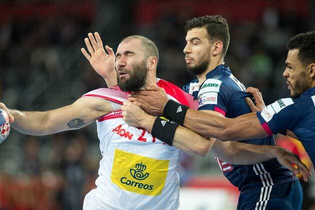 CANELLAS Joan (Espagne - Spain) HANDBALL : EHF EUROCroatie - Espagne vs France - 26 01 2018 THEOPHILELaurent Panoramic 