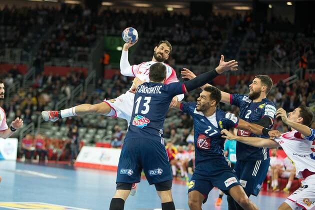 SARMIENTO Daniel (Espagne - Spain) HANDBALL : EHF EUROCroatie - Espagne vs France - 26 01 2018 THEOPHILELaurent Panoramic 