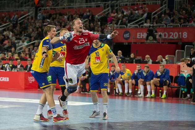 TOFT HANSEN Henrik (Danemark - Denmark) HANDBALL : EHF EUROCroatie - Suede vs danemark - 26 01 2018 THEOPHILELaurent Panoramic 