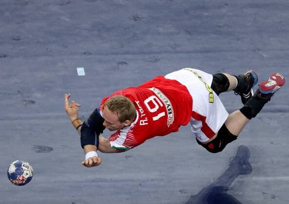 European Handball Championship, semifinal, Denmark - Sweden 26.01.2018., Arena Zagreb, Zagreb, Croatia - 2018 European Men s Handball Championship, semifinal, Denmark - Sweden. Rene Toft Hansen  IgorxKralj PIXSELL