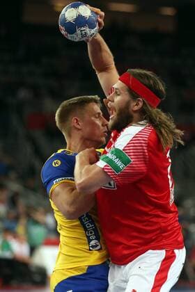 European Handball Championship, semifinal, Denmark - Sweden 26.01.2018., Arena Zagreb, Zagreb, Croatia - 2018 European Men s Handball Championship, semifinal, Denmark - Sweden. Mikkel Hansen  DaliborxUrukalovic PIXSELL