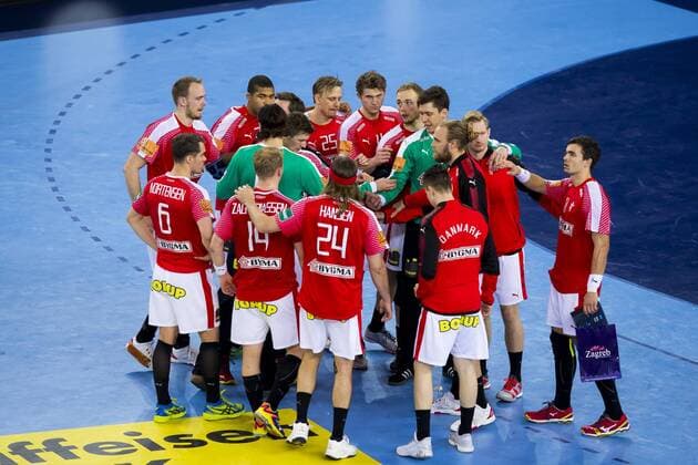 The Danish team after the defeat of Denmark Sweden semifinal handball EHF euro 2018 26 01 18 Zagreb Zagreb Croatia Zagreb arena Copyright: xAgentur54Gradx xFelixxKoenigx