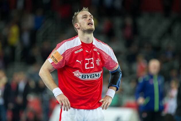 Tristesse Danemark HANDBALL : EHF EUROCroatie - Suede vs danemark - 26 01 2018 THEOPHILELaurent Panoramic 