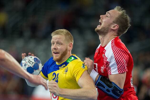 GOTTFRIDSSON Jim (Sweden - Suede) HANDBALL : EHF EUROCroatie - Suede vs danemark - 26 01 2018 THEOPHILELaurent Panoramic 