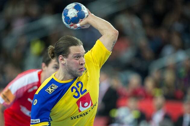 ZACHRISSON Mattias (Sweden - Suede) HANDBALL : EHF EUROCroatie - Suede vs danemark - 26 01 2018 THEOPHILELaurent Panoramic 