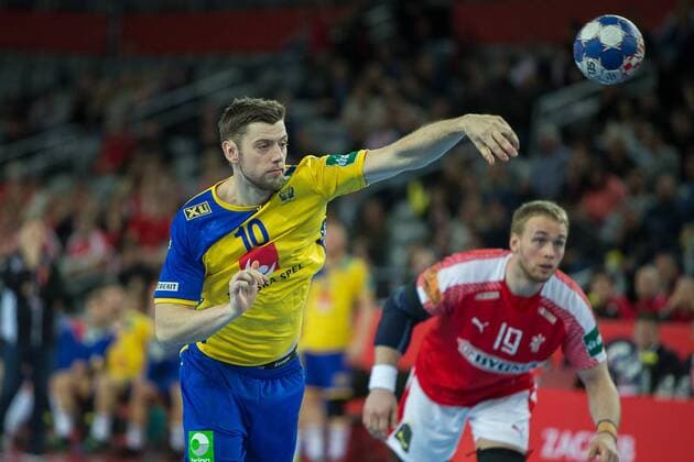 EKBERG Niclas (Sweden - Suede) HANDBALL : EHF EUROCroatie - Suede vs danemark - 26 01 2018 THEOPHILELaurent Panoramic 