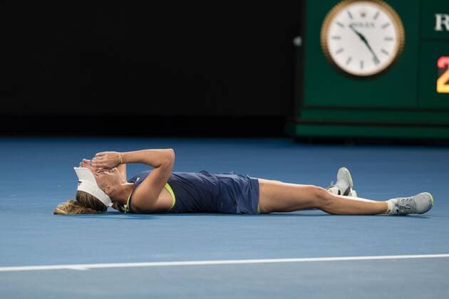 CAROLINE WOZNIACKI of the Tennis Australian Open 2018 Grand Slam ATP WTA Melbourne Park Melbourne Victoria Australia 27 January 2018 Copyright: xJuergenxHasenkopfx