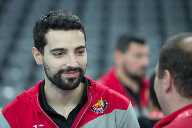 SOLE Ferran (Espagne - Spain) HANDBALL : EHF EURO Conference de Presse : France - Espagne - Danemark - Suede - 27 01 2018 THEOPHILELaurent Panoramic 