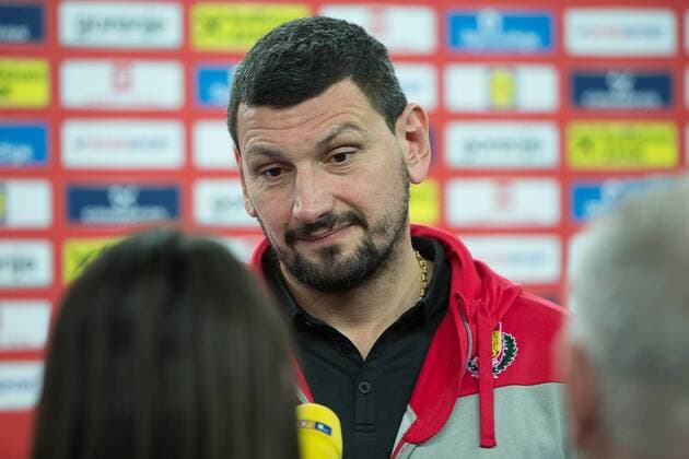 STERBIK Arpad (Espagne - Spain) HANDBALL : EHF EURO Conference de Presse : France - Espagne - Danemark - Suede - 27 01 2018 THEOPHILELaurent Panoramic 