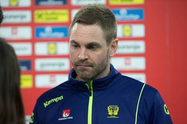 PALICKA Andreas (Sweden - Suede) HANDBALL : EHF EURO Conference de Presse : France - Espagne - Danemark - Suede - 27 01 2018 THEOPHILELaurent Panoramic 