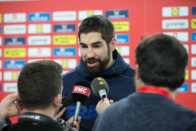 KARABATIC Nikola (France) HANDBALL : EHF EURO Conference de Presse : France - Espagne - Danemark - Suede - 27 01 2018 THEOPHILELaurent Panoramic 
