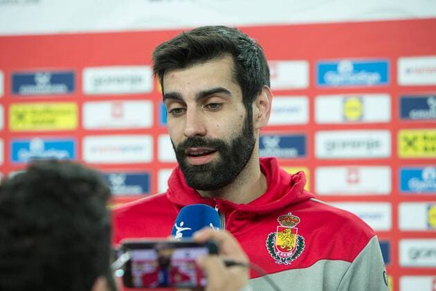 CORRALES Rodrigo (Espagne - Spain) HANDBALL : EHF EURO Conference de Presse : France - Espagne - Danemark - Suede - 27 01 2018 THEOPHILELaurent Panoramic 