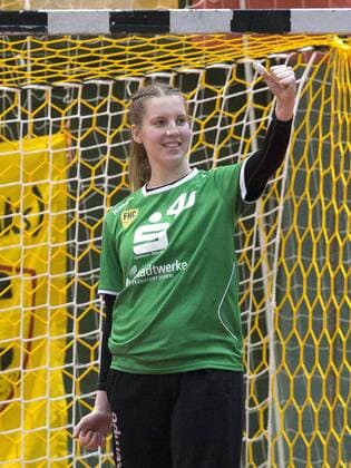 Frankfurt or 27 01 2018 Brandenburg Hall 3 Bundesliga women North Frankfurter HC vs HC HG O K T 28 17 bot a class performance in the FHC Mandy Schneider