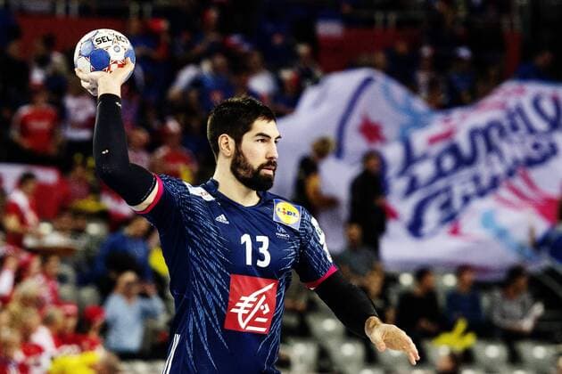 180128 France s Nikola Karabatic in the bronze game between Denmark and France in Handball CHAMPIONSHIP 2018 28 January 2018 in Zagreb  Copyright: FREDRIKxVARFJELL BB180128FV006