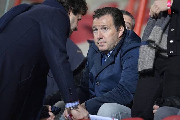 Marc Wilmots pictured before the start of the Jupiler Pro League match between Standard de Liege and RSC Anderlecht, in Liege, Sunday 28 January 2018, on the day 24 of the Jupiler Pro League, the Belgian soccer championship season 2017-2018. YORICKxJANSENS  x05285468x