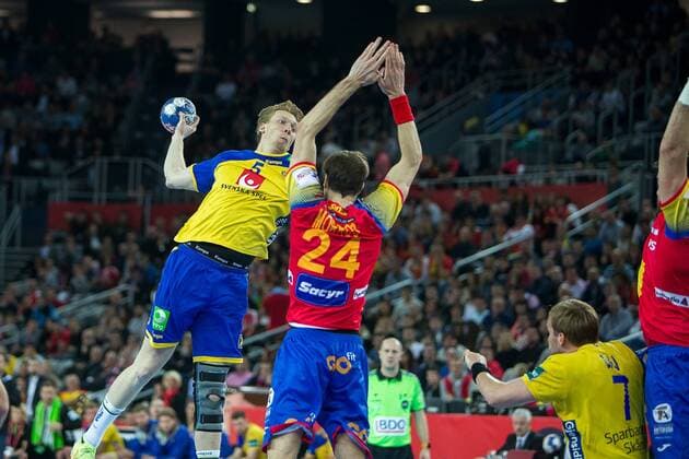 JEPPSON Simon (Sweden - Suede) HANDBALL : EHF EUROCroatia - Finale - Suede vs espagne -28 01 2018 THEOPHILELaurent Panoramic 