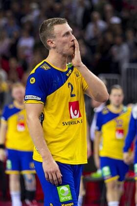 Philip Henningsson Nr 2 Sweden after the defeat in the final Spain Sweden final handball EHF euro 2018 28 01 18 Zagreb Zagreb Croatia Zagreb arena Copyright: xAgentur54Gradx xFelixxKoenigx