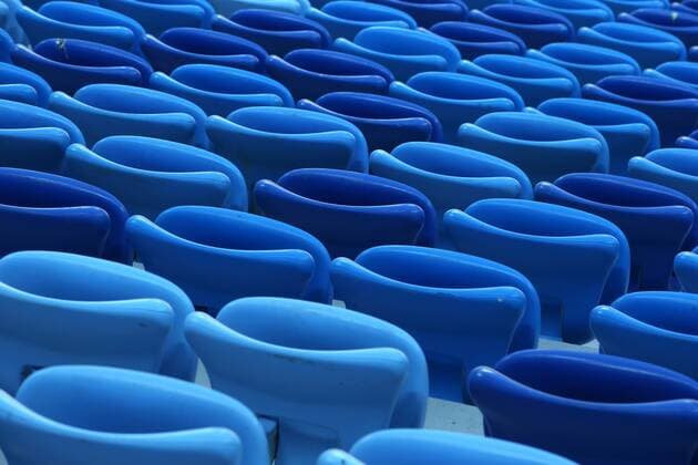 Bilder des Tages - SPORT ST PETERSBURG, RUSSIA â€“ JANUARY 30, 2018: Seats at Saint Petersburg Stadium, a venue for 2018 FIFA World Cup WM Weltmeisterschaft Fussball matches. Peter Kovalev TASS  TS071823