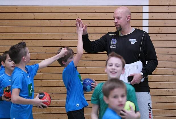 Handball 30 01 2018 DHB Sports Director and E youth coach of SpVgg Mössingen Axel Kromer Moessingen