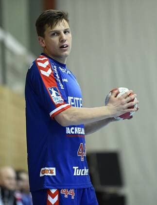 01 02 2018 handball season 2017 2018 test game friendly match HC Erlangen HCE ThSV Eisenach Christoph Steinert 44 HC Erlangen