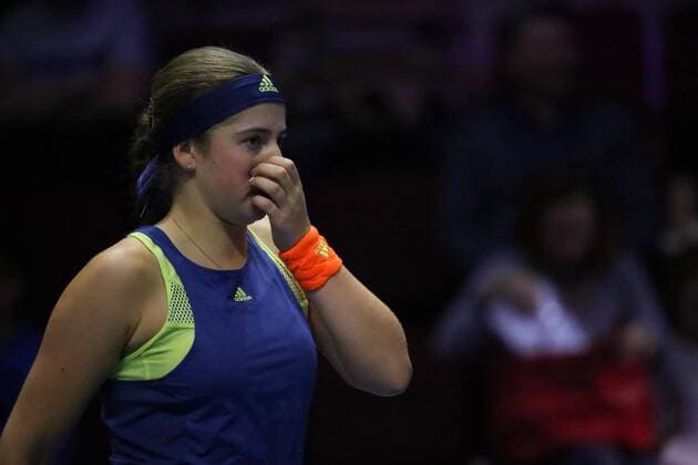 Russian Federation. Saint-Petersburg. SIBUR arena. Tennis. WTA Tennis Damen St. Petersburg Ladies Trophy 2018. Women. Petra KVITOVA - Jelena OSTAPENKO. MaksimxKonstantinov 
