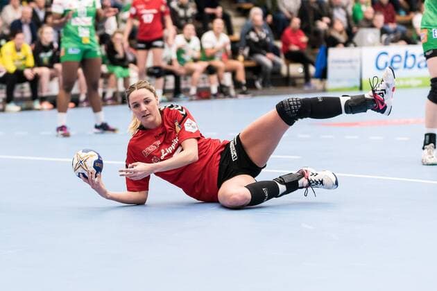 Franziska Mueller HSG Blomberg Lippe 05 fresh on Göppingen against HSG Blomberg Lippe handball 1 Bundesliga women 03 02 2018 Göppingen Copyright: xEIBNER WolfgangxFrankx EP_WFK