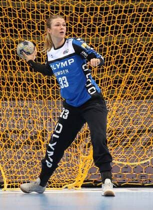 04 02 2018 Ludwigsburg Germany handball Chamions League women season 2017 2018 SG BBM Bietigheim vs Vardar Skopje Tess Wester BBM