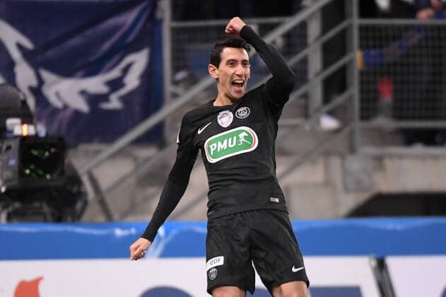 11 ANGEL DI MARIA (psg) - JOIE FOOTBALL : Sochaux vs Paris SG - Coupe de France - 06 02 2018 AnthonyBIBARD FEP Panoramic 