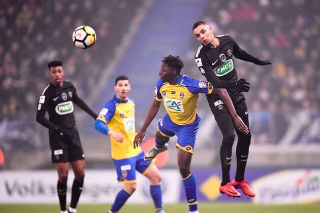 20 LAYVIN KURZAWA (psg) FOOTBALL : Sochaux vs Paris SG - Coupe de France - 06 02 2018 AnthonyBIBARD FEP Panoramic 
