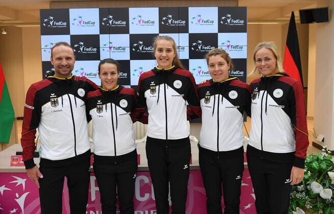German team Teamcapitain Jens Gerlach Tatjana Maria Antonia Lottner Anna Lena Friedsam Anna Lena Grönefeld
