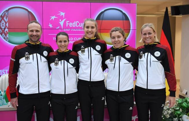 German team Teamcapitain Jens Gerlach Tatjana Maria Antonia Lottner Anna Lena Friedsam Anna Lena Grönefeld