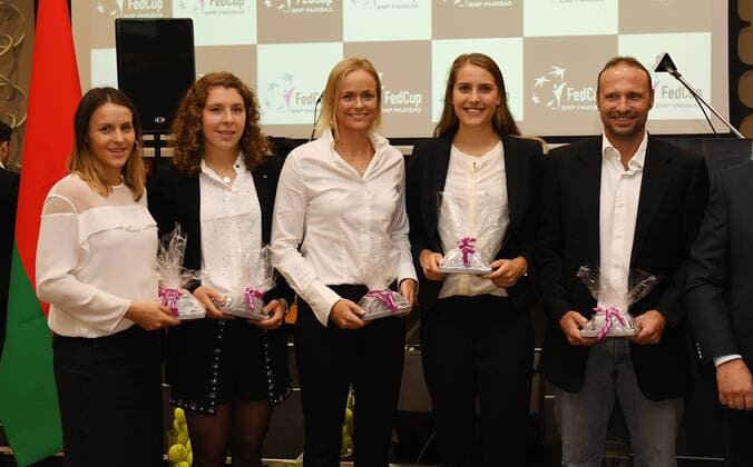 German team Teamcapitain Jens Gerlach Tatjana Maria Antonia Lottner Anna Lena Friedsam Anna Lena Grönefeld