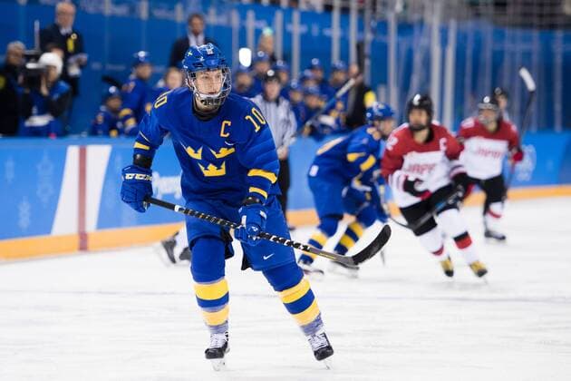 180210 Emilia Ramboldt of Sweden in the women s Ice hockey Eishockey game between Japan and Sweden during day one of the 2018 Winter Olympics on February 10, 2018 in Pyeongchang. Photo: Carl Sandin BILDBYRAN kod CS 57999_280 *** 180210 Emilia Ramboldt of Sweden in the women s ice hockey game between Japan and Sweden during day one of the 2018 Winter Olympics on February 10 2018 in Pyeongchang Photo Carl Sandin BILDBYRAN code CS 57999 280  Copyright: CARLxSANDIN BB180210CS019