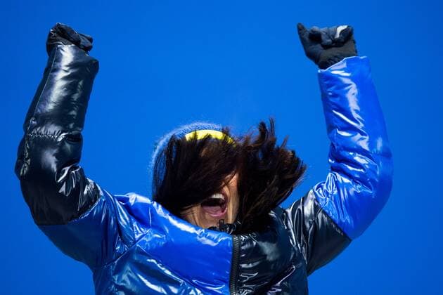 180210 Charlotte Kalla of Sweden at the medal ceremony for the Women s Team Sprint during the 2018 Winter Olympics on February 10 2018 in Pyeongchang Photo Jon Olav Nesvold BILDBYR N code JE 160152  Copyright: JONxOLAVxNESVOLD BB180210BB280