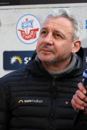 v li coach Pavel Dotchev FC Hansa Rostock frame 3 Football League FC Hansa Rostock FC Wuerzburg kickers xfsx