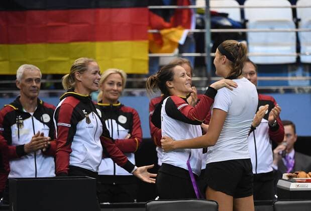 Antonia Lottner Germany wins the 2 singles