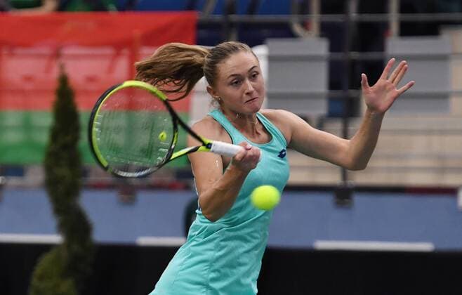 Belarus team Aliaksandra Sasnovich
