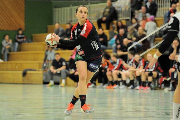 Carolin TUC SG H2Ku Herrenberg of Kuties 77 SG H2Ku Herrenberg of Kuties handball League match 10 02 2018 photo TBaur EIBNER Herrenberg Copyright: xToBaurx EibnerxPressefotox EP_TB