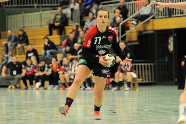 Carolin TUC SG H2Ku Herrenberg of Kuties 77 SG H2Ku Herrenberg of Kuties handball League match 10 02 2018 photo TBaur EIBNER Herrenberg Copyright: xToBaurx EibnerxPressefotox EP_TB