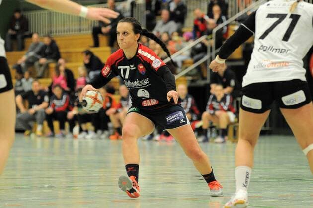 Carolin TUC SG H2Ku Herrenberg of Kuties 77 SG H2Ku Herrenberg of Kuties handball League match 10 02 2018 photo TBaur EIBNER Herrenberg Copyright: xToBaurx EibnerxPressefotox EP_TB