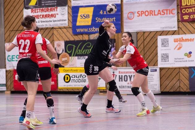 FSG Mainz 05 Budenheim scoring TG Nürtingen against FSG Mainz Budenheim 2 handball Bundesliga women season 2017 2018 10 02 2018 Nürtingen Copyright: xWoernx xEibner-Pressefotox EP_nwn