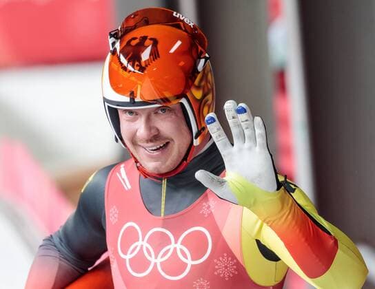 11 02 2018 Olympic sliding centre PyeongChang KOR PyeongChang 2018 Luge men s 3 running in the picture of Felix Loch GER Felix Loch of Germany during the men s Luge singles run 3 competition at the Olympic sliding centre in PyeongChang of South Korea on 2018 02 11 PyeongChang  EX_GRO