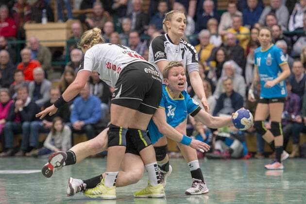 Friederike Gubernatis Nr 14 of Buxtehude SV of Buxtehude SV vs Neckarsulm Sports Union Buxtehude Lower Saxony Germany SZ North Copyright: xAgentur54Gradx xThomasxSobczakx