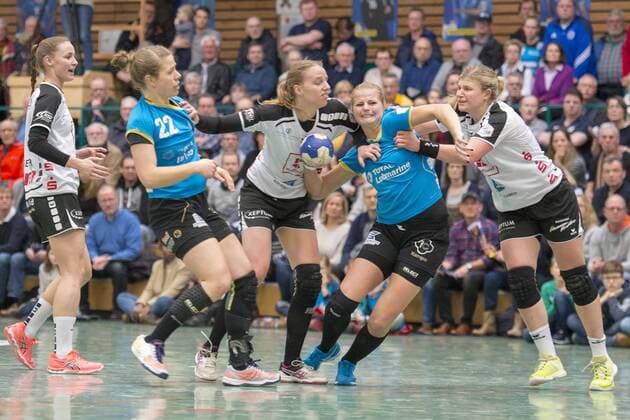 Jessica Oldenburg Nr 19 SV Buxtehude is Sports Union Buxtehude Germany SZ North of Lower Saxony in the clip of taken Buxtehude SV vs Neckarsulm Copyright: xAgentur54Gradx xThomasxSobczakx