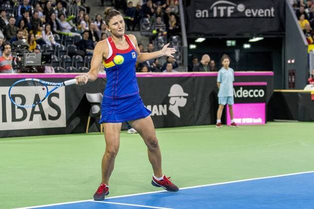 February 11, 2018: Florin Segarceanu the team captain of Romania during the FED Cup by BNP 2018 game between Romania and Canada at Sala Polivalenta, Cluj-Napoca, Romania ROU. Copyright: Cronos Catalin Soare  Copyright: xCronos CatalinxSoarex crfcs11022018118531