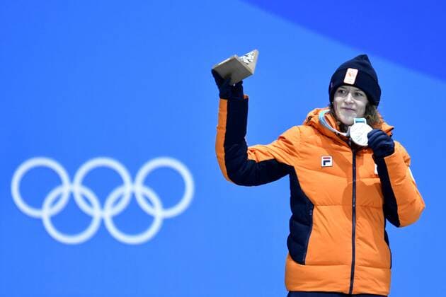 11-02-2018 ALGEMEEN: MEDAL PLAZA OLYMPISCHE SPELEN: Olympic Games Olympische Spiele Olympia OS PEYONGCHANG 2018 Ireen Wust (JustLease.nl) wint zilver op de 3.000 meter Foto: Sander Chamid xVIxVIxImagesx xSoenarxChamidxsportfotografiexIVx 10045236