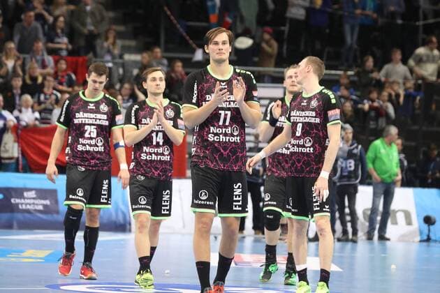 Flensburg 11 02 18 sports handball VELUX EHF Champions League season 2017 2018 group stage SG Flensburg Handewitt PGE Vive Kielce SG to the Flensburg Schleswig-Holstein of Germany Flens game arena Copyright: xAgentur54Gradx xSpeedphotosx